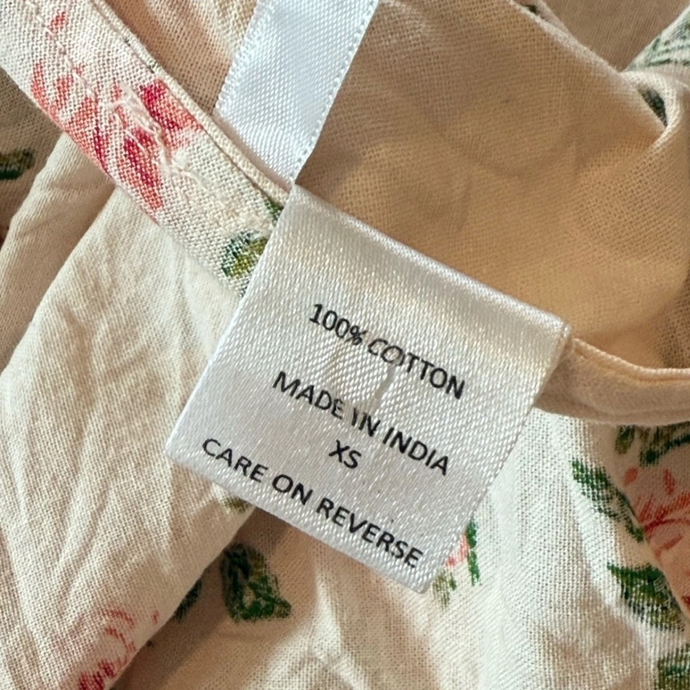 Happy x Nature Women’s XS Dress smocked Floral Boho By Kate Hudson - Picture 9 of 10